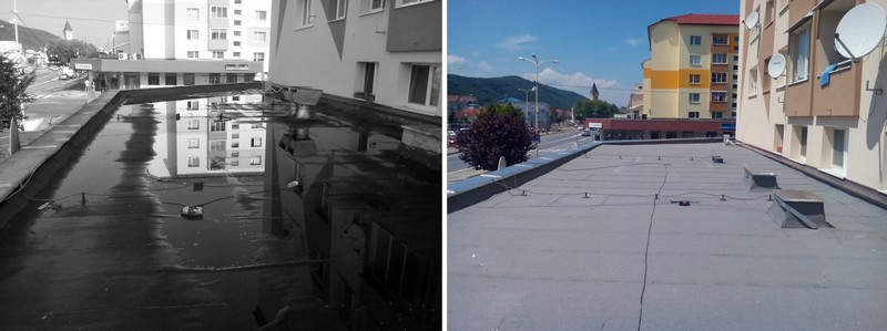 09 Rekonštrukcia strechy nad obchodnými prevádzkami na  Prešovskej ulici č. 19 20